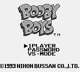 Booby Boys Title Screen